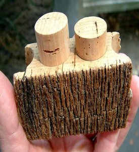 Harvested cork from cork oak