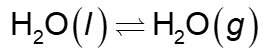 Phase change of water from liquid to gas