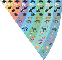 Taxonomic hierarchy illustrated with animal examples