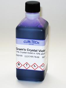 Crystal violet dye used for simple staining