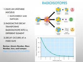 Radioisotopes and decay