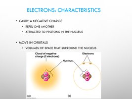Electron characteristics and orbitals