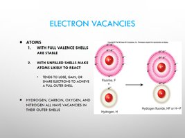 Electron vacancies and octet rule