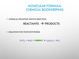 Molecular formula examples
