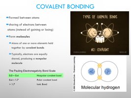 Covalent bonding