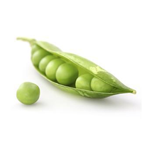 Pea pod with peas