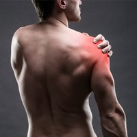 Person with muscle soreness, illustrating lactic acid buildup after anaerobic exercise