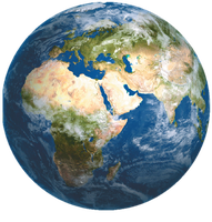Image of Earth representing the biosphere