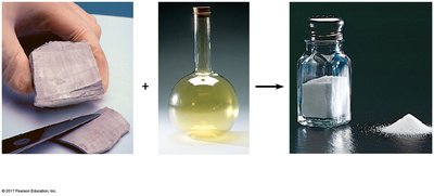 Formation of table salt from sodium and chlorine