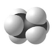 Ethane space-filling model
