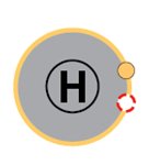 Hydrogen electron distribution diagram