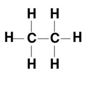Ethane structural formula