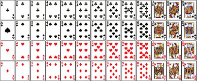 Deck of cards: probability example