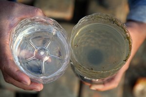 Clean vs. contaminated water