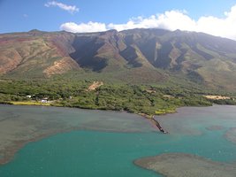 Rain shadow effect on Molokai