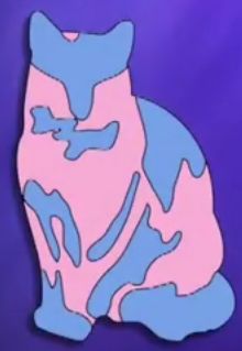 Photo of a tortoiseshell cat