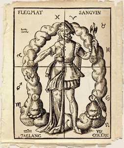 Historical illustration of humors