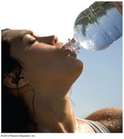 Evaporative cooling in water