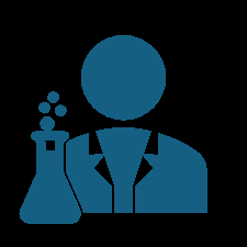 Diagram of chromatography separation of pigments