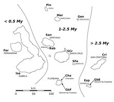 Map of Galapagos Islands