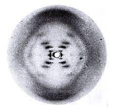 X-ray diffraction image of DNA