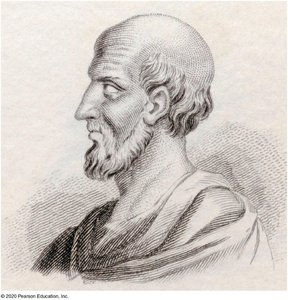 Historical drawing of Hippocrates
