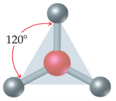 Trigonal bipyramidal geometry