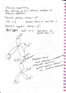 Hydrogen bonding in water