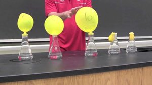 Gas-forming reactions with balloons