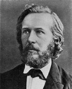 Portrait of Ernst Haeckel, who coined the term ecology