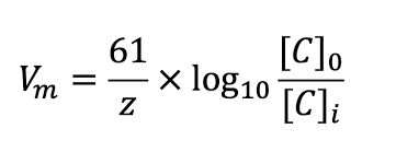 Nernst equation for membrane potential