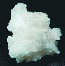 Sodium chloride crystal