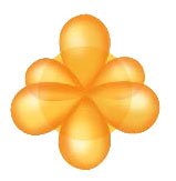 Molecular shapes due to hybrid orbitals