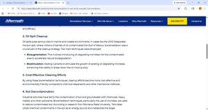 Environmental biotechnology (bioremediation)