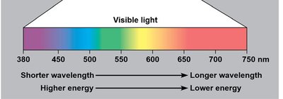 Visible light spectrum