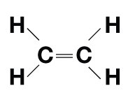 Ethene structure (double bond)