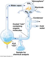 Stanley Miller's experiment apparatus