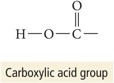 Carboxylic acid group structure