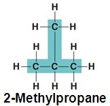 2-Methylpropane structure
