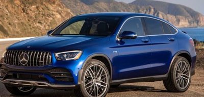 blue car