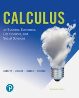 Calculus textbook cover for business, economics, life sciences, and social sciences