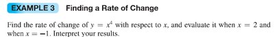 Example 3: Finding a Rate of Change
