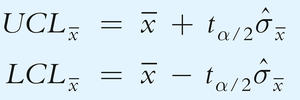 Confidence interval formula for mean, sigma unknown