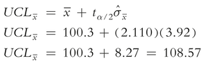 UCL calculation for chiropractor example