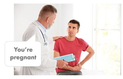 Type I error example: doctor tells man he is pregnant