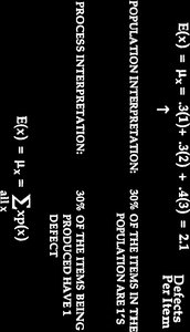 Calculation of mean for a probability distribution
