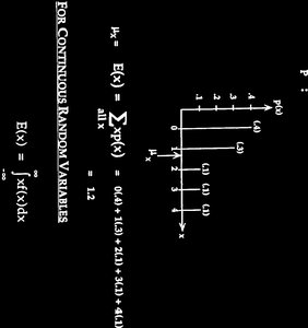 Expected value for continuous random variable