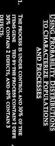 Probability distribution for number of defects