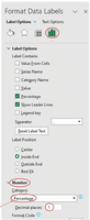 Excel pie chart creation step 5