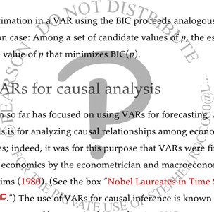 VARs for causal analysis